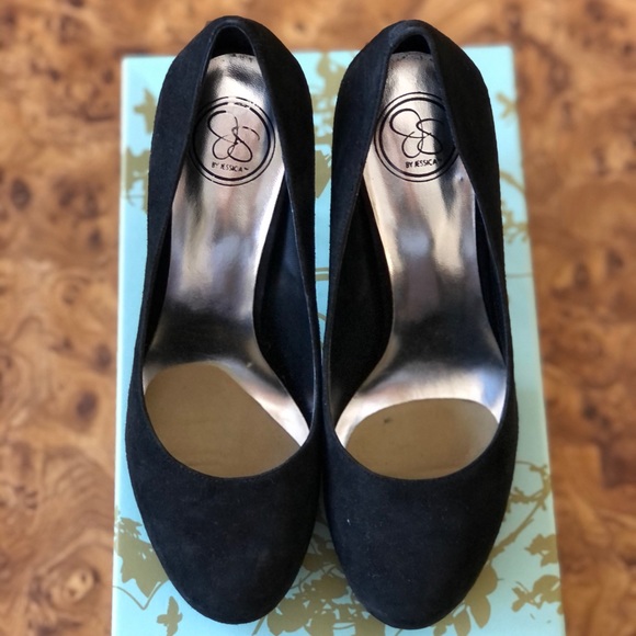 Jessica Simpson “Mary” suede heels - Picture 5 of 8